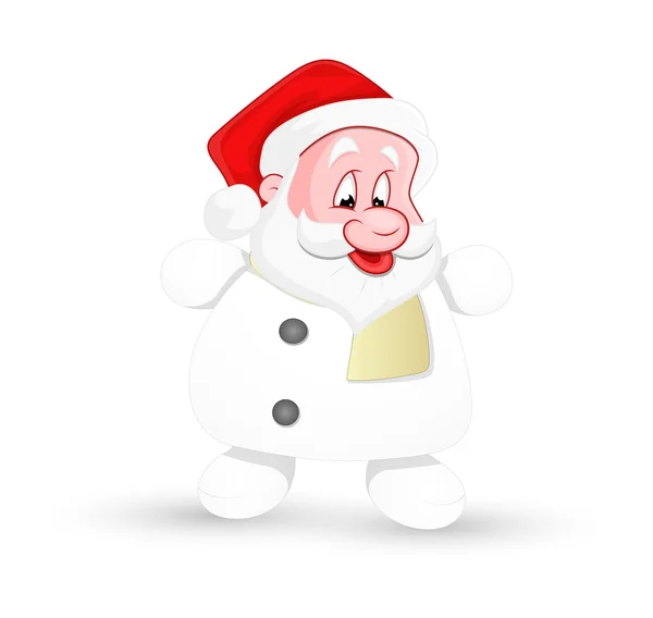 Heureux vieux Santa personnage vecteur — Image vectorielle