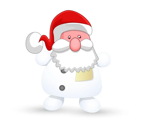 Mignon petit bonhomme de neige personnage — Image vectorielle