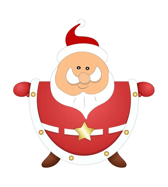 Cute Cartoon Santa — Stock Vector