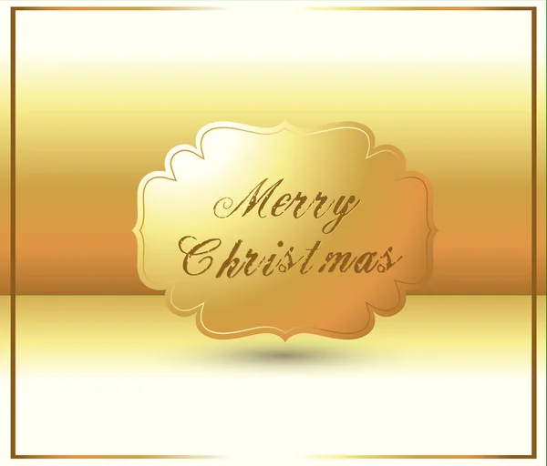 Різдво Золотий банер — стоковий вектор