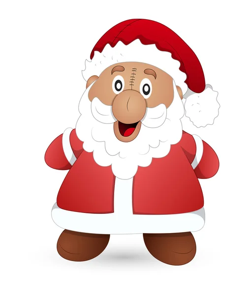 Mutlu Santa Claus Character — Stok Vektör