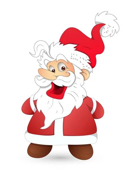 Mignon Père Noël innocent — Image vectorielle