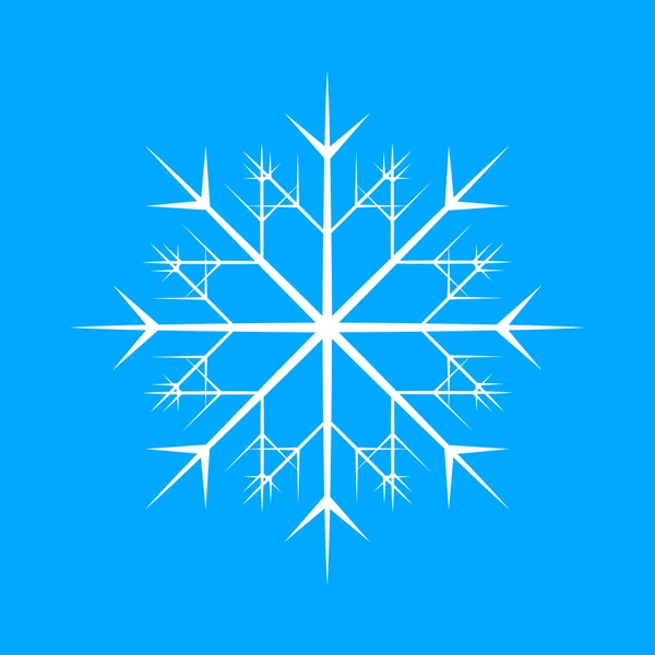 Elemento decorativo de copo de nieve de Navidad — Archivo Imágenes Vectoriales