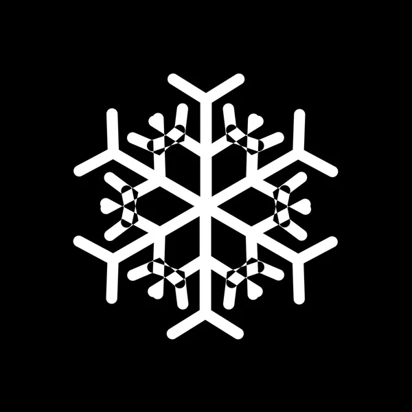 Xmas Snowflake Vector Design — Stock Vector