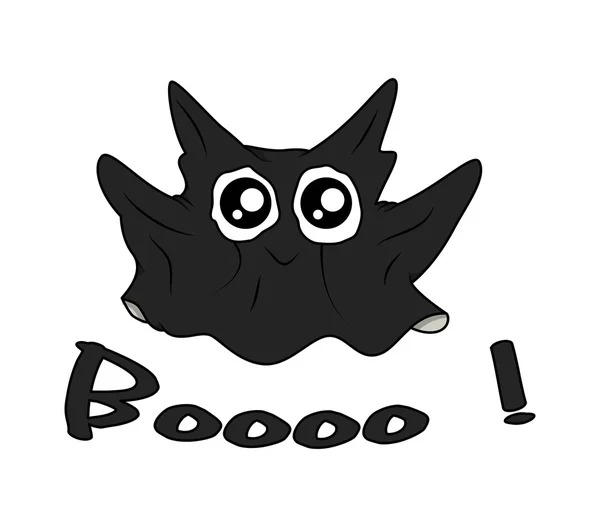 Fantasma lindo de Halloween — Vector de stock