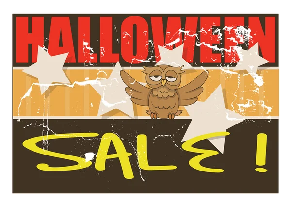 Transparent tło Halloween sprzedaż — Wektor stockowy