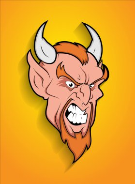 Kızgın Dracula yüz ifadesi