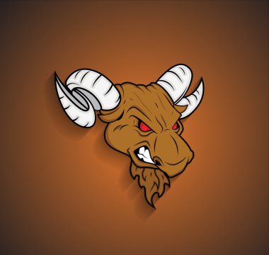 Kızgın Koç yüz ifadesi