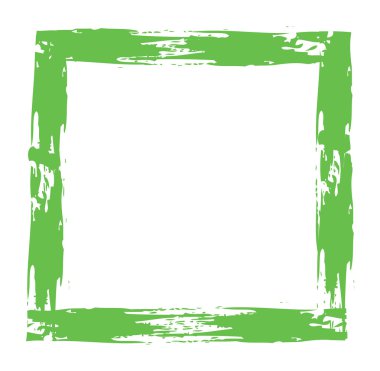 Grunge fırça darbeleri çerçeve