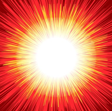 Parlak Sunburst grafik arka plan