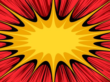 Retro Sunburst afiş