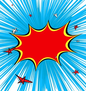 Retro yıldız Banner tasarımı