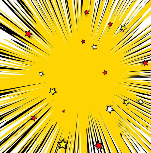 Étoiles Sunburst Contexte — Image vectorielle