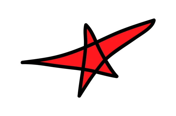 Comic Star Design rétro — Image vectorielle