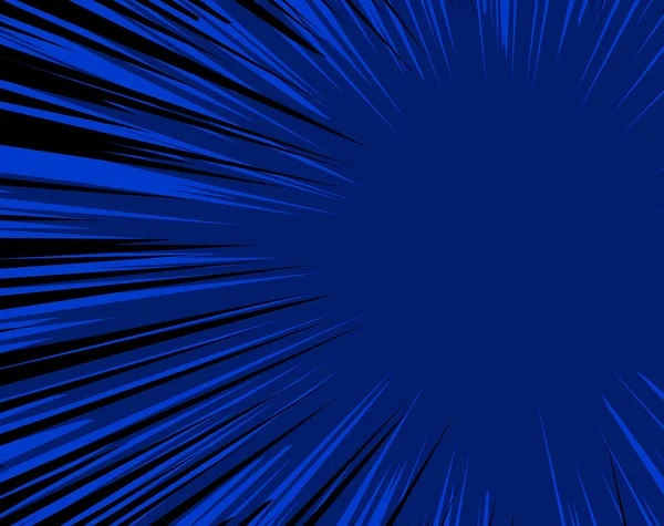 Diseño abstracto Blue Sunburst Fondo — Archivo Imágenes Vectoriales