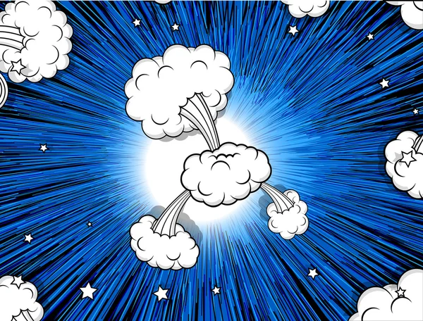 云爆抽象背景 — 图库矢量图片