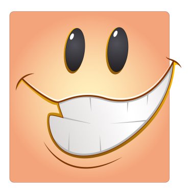Neşeli yüzü kutusuna Smiley