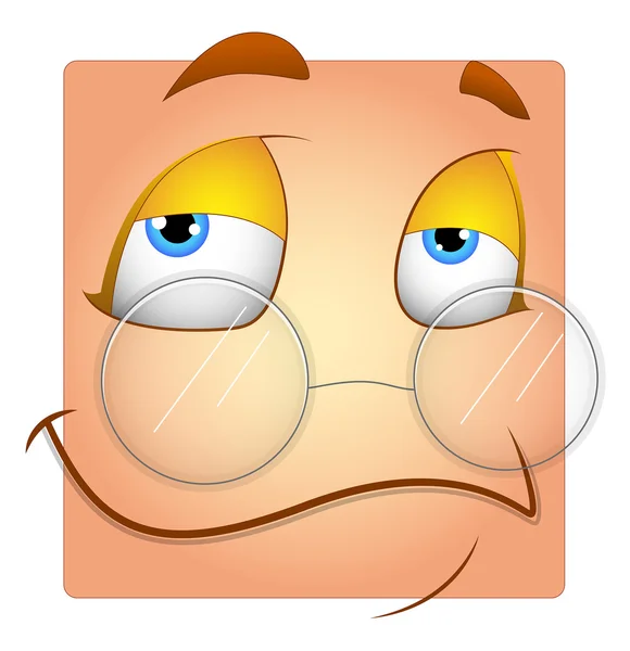 Lazy Cartoon Happy Face Box Smiley Stock Vector by ©baavli 62034977
