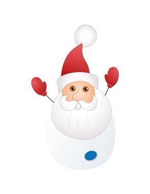 Güzel kardan adam Noel Baba