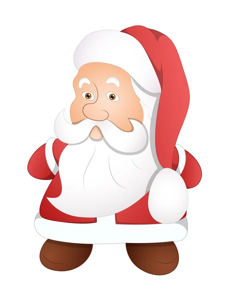 Piccolo personaggio di Babbo Natale — Vettoriale Stock