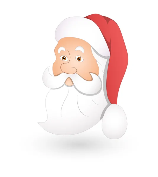 Santa face — Vetor de Stock