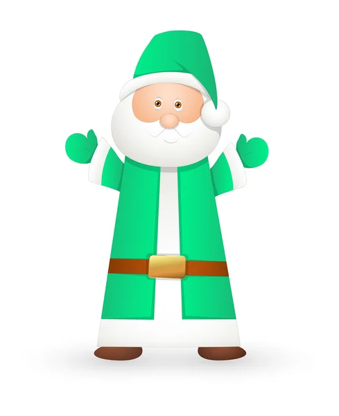 Personagem de Papai Noel inocente bonito —  Vetores de Stock