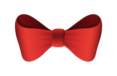 Klasik kırmızı fiyonk