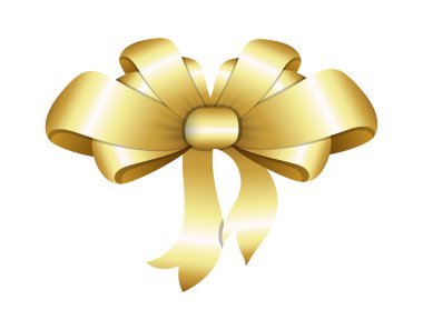 Altın yay vektör çizim