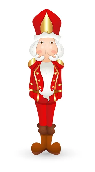 Cartoon Nutcracker Character — Stock Vector