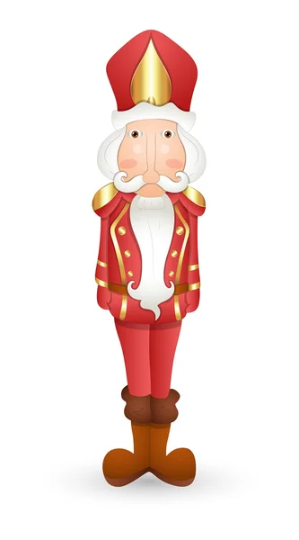 Nutcracker Cartoon Character — Stock Vector