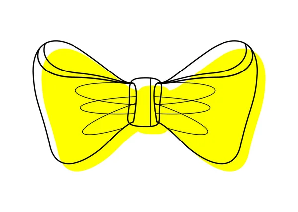 Fita Retro Bow Vector — Vetor de Stock