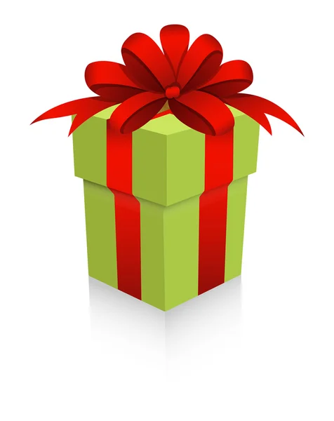 Caja de regalo — Vector de stock