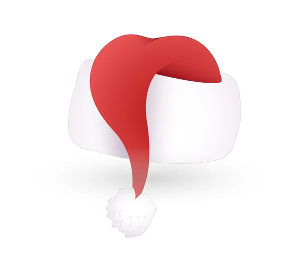 软的圣诞老人帽矢量 — 图库矢量图片
