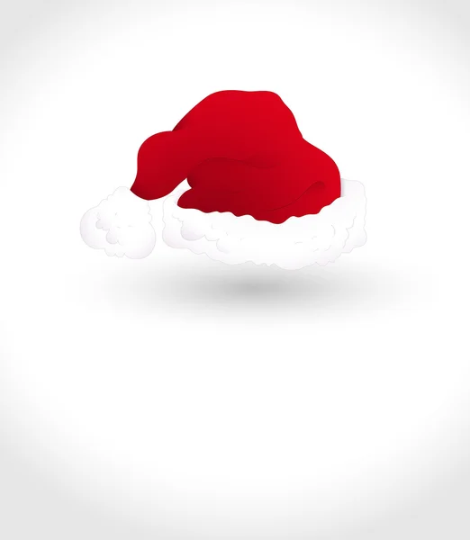 サンタ クロース キャップ クリスマス バナー — ストックベクタ