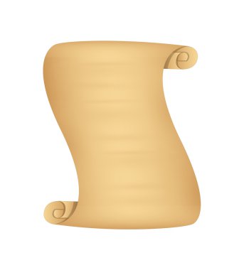 Soyut parşömen kaydırma afiş