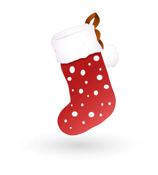 Vector de calcetines de Santa — Vector de stock