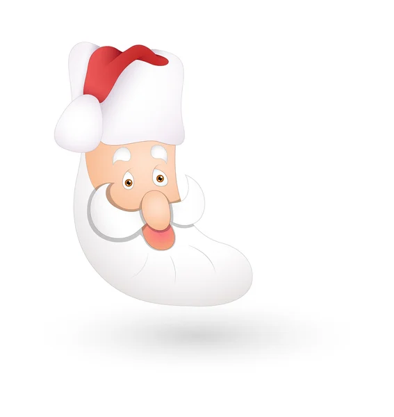 Chaussettes Santa Claus vecteur — Image vectorielle
