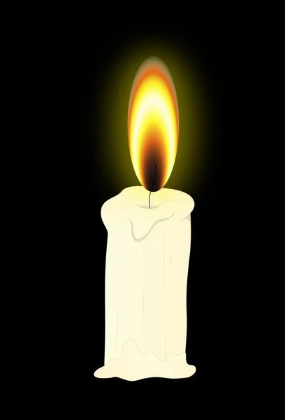 Candle Vector — Stock Vector