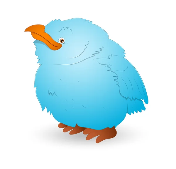 Schattige kleine Cartoon Bird — Stockvector