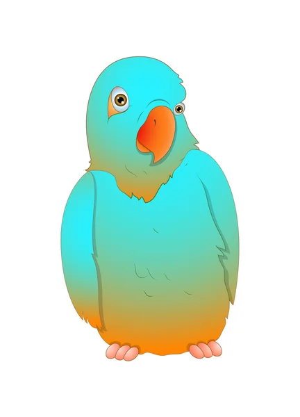 Schattig parrot — Stockvector