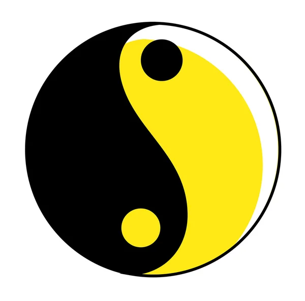 Symbol yin yang — Wektor stockowy