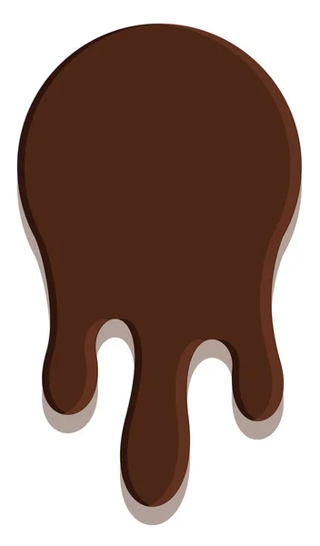 巧克力滴 — 图库矢量图片