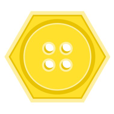 İzole bez düğmesi