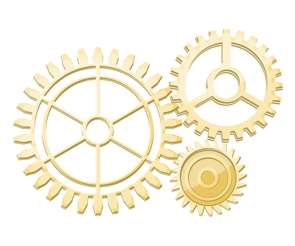 Gears Wheels Technology — Vector de stoc