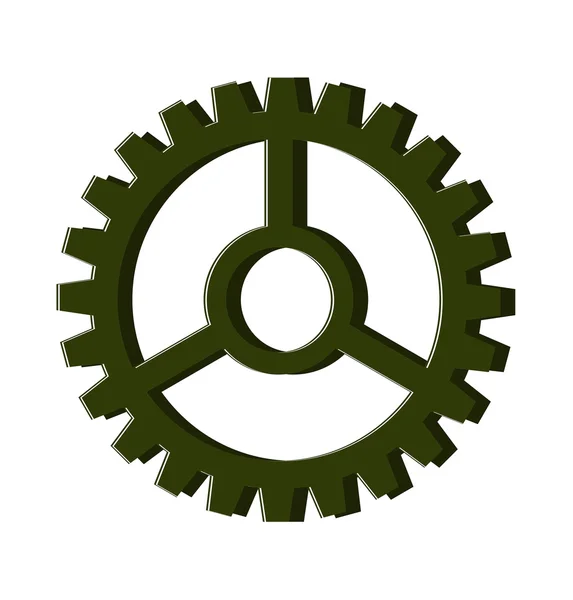 Gear Wheel Design — Stock Vector