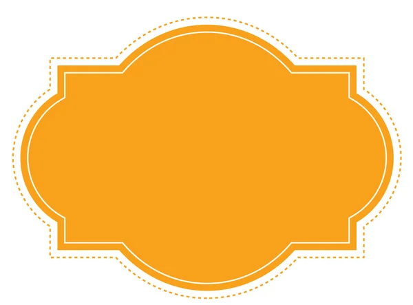 Banner de marco de etiqueta — Archivo Imágenes Vectoriales
