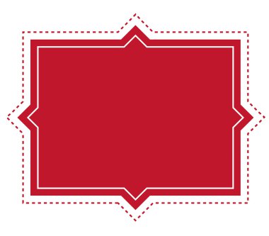 Vintage vektör etiket tasarımı