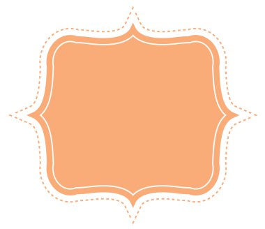 Vintage etiket vektör tasarımı