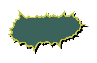 Komik Banner vektör tasarımı