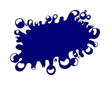 Splash vektör başlık öğesi